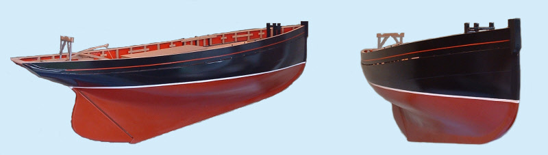 Hull completed from waterline